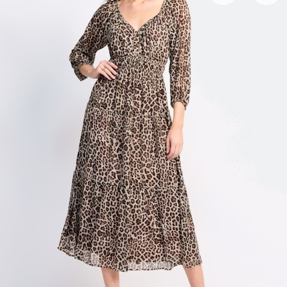 Nine Britton Animal Print Midi Dress - Picture 4 of 5
